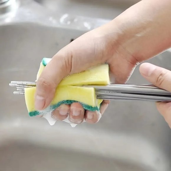 10/30pcs Polyester Cleaning Sponge, Daily Cleaning Sponge For Kitchen - Picture 6 of 8